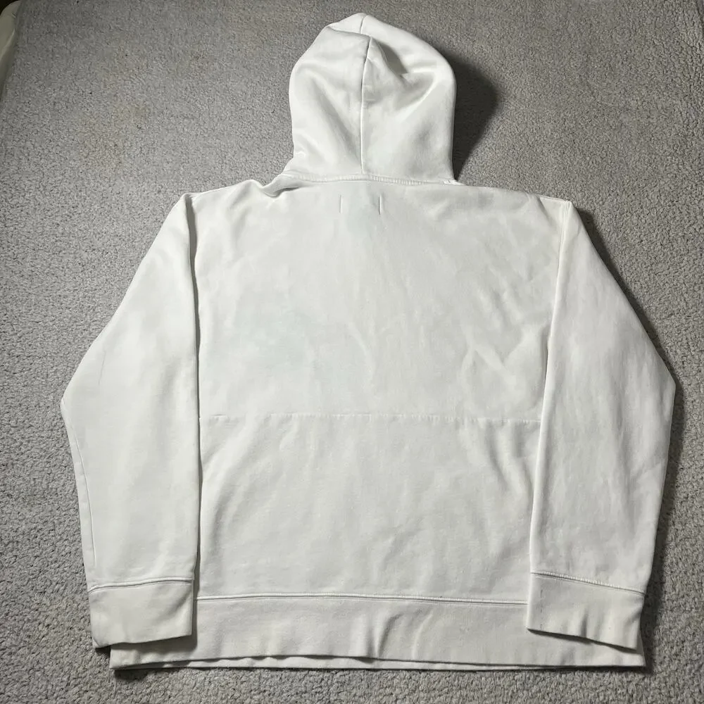 Air Jordan Hoodie Mens XL White Jumpman Holiday Sweatshirt Hanging Shoes Logo